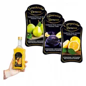 Akcesoria do pakowania - 10X ETYKIETY PREMIUM NA ALKOHOL NALEWKI 12 WZORÓW - miniaturka - grafika 1