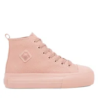 Trampki damskie - Trampki Kappa VISKA OC 243208OC-7171 Różowy - miniaturka - grafika 1