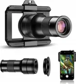 Pozostałe akcesoria do telefonów - Zestaw Obiektywów APEXEL 2w1 Obiektyw TELE 6x + Makro 150mm do Telefonu / APL-TM6 - miniaturka - grafika 1