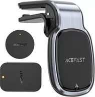Uchwyty samochodowe do telefonów - Acefast magnetyczny samochodowy uchwyt do telefonu na kratkę wentylacji szary (D16 grey) - miniaturka - grafika 1