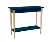 Konsole i sekretarzyki - Konsola MAMO z Półką 65x35cm - Petrol Blue - miniaturka - grafika 1