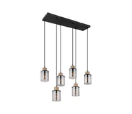 Lampy sufitowe - Globo 15707-6H - Żyrandol na lince REID 6xE27/15W/230V - miniaturka - grafika 1