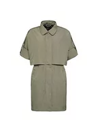 Kurtki damskie - Geox W PISA CAPE kurtka damska, zielony (Deep Olive/Cobb.beig F3205), 34 - miniaturka - grafika 1