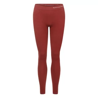 Bielizna sportowa damska - Damskie legginsy termoaktywne Fjord Nansen Oxiva Merino oaky red S/M - grafika 1