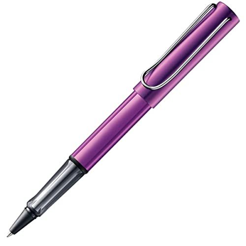 LAMY AL-star lekkie pióro kulkowe 3D3 z aluminium w kolorze fioletowym z ergonomicznym uchwytem i metalowym klipsem, w zestawie wkład do pióra kulkowego LAMY M 63 M