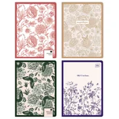 Zeszyty szkolne - 4 X ZESZYT A5, 60 KARTEK, KRATKA Z MARGINESEM, INTERDRUK, DLA DZIEWCZYNY, Botanique - miniaturka - grafika 1