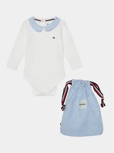 Tommy Hilfiger Body Baby Ithaca Body Giftbag KN0KN01874 Niebieski Regular Fit - Body dla niemowląt - miniaturka - grafika 1