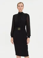Sukienki - Rinascimento Sukienka koktajlowa CFC0126210003 Czarny Slim Fit - miniaturka - grafika 1