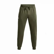Spodnie sportowe męskie - Męskie spodnie dresowe Under Armour Rival Fleece Joggers Rozmiar: XXL / Kolor: ciemnozielony - miniaturka - grafika 1