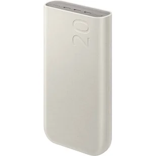 Samsung Power bank battery Pack 45W, 3x USB-C, PD, 20 000 mAh, beżowy - Powerbanki - miniaturka - grafika 1