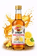 Syropy i koncentraty owocowe - Syrop z imbiru z cytryną 200ml - miniaturka - grafika 1