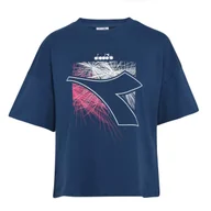 Koszulki i topy damskie - Koszulka damska DIADORA L. T-SHIRT SS LOGO FLARE - miniaturka - grafika 1
