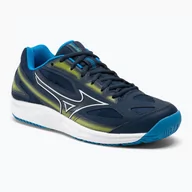 Buty sportowe męskie - Buty do tenisa Mizuno Break Shot 4 AC dress blues/jet blue/sulphur spring - miniaturka - grafika 1