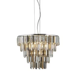 Searchlight Lampa wisząca Clarissa z kryształami - Lampy sufitowe - miniaturka - grafika 1