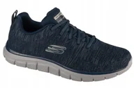 Buty sportowe męskie - Męskie sneakers Skechers Track Front Runner 232298-NVGY r.43 - miniaturka - grafika 1