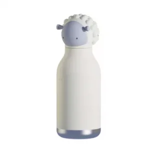 Asobu Bestie Owca Butelka termiczna ze słomką 460 ml - Bidony dla dzieci - miniaturka - grafika 1