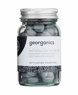 Pasty do zębów - Georganics Tabletki do Mycia Zębów z Węglem Aktywnym, Georganics, 120 tabletek - miniaturka - grafika 1