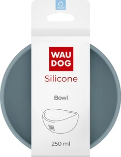 Collar WAU DOG MISKA SILIKONOWA 250ml SZARA - Miski dla psów - miniaturka - grafika 1