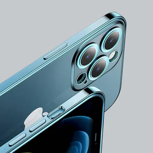 Joyroom Chery Mirror Case etui pokrowiec do iPhone 13 Pro obudowa z metaliczną ramką srebrny (JR-BP908 silver) - Etui i futerały do telefonów - miniaturka - grafika 6