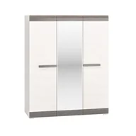 Szafy - Szafa z lustrem BLANCO 27 sosna śnieżna/new gray - miniaturka - grafika 1