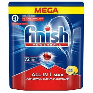 Finish Tabletki All-in-1 Max 72 cytrynowe 5908252001194 - Środki do zmywarek - miniaturka - grafika 1