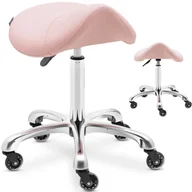 Krzesła i taborety kosmetyczne - physa Krzesło siodłowe - 570-750 mm - 150 kg - pudrowy róż YORK POWDER PINK - miniaturka - grafika 1