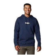 Bluzy sportowe męskie - Męska bluza Columbia Columbia Trek™ Hoodie Rozmiar: M / Kolor: niebieski/szary - miniaturka - grafika 1