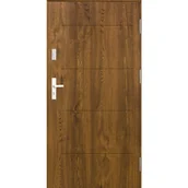 Drzwi zewnętrzne - SPLENDOOR Drzwi stalowe zewnętrzne wejściowe antywłamawiowe RC2 Komo Acoustic orzechowe 90 prawe - miniaturka - grafika 1