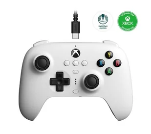 8BitDo Ultimate Wired Hall Effect do PC, Xbox Series X/S, Xbox One Przewodowy Biały - Kontrolery gier na PC - miniaturka - grafika 1