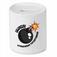 Skarbonki - Skarbonka Dla Vice Dyrektora na Urodziny Prezent z Nadrukiem ze Zdjęciem + Opakowanie na prezent (wzór 04) - miniaturka - grafika 1