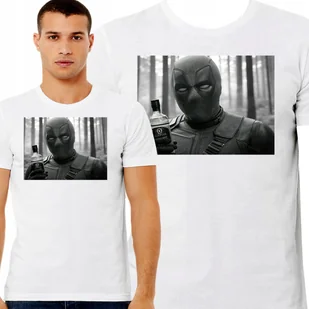 Śmieszna Koszulka Męska Deadpool W Lesiie Humor Jakość Premium S 3443 - Koszulki męskie - miniaturka - grafika 1
