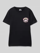 Koszulki dla chłopców - T-shirt z nadrukiem z motywem model ‘TIMES UP’ - miniaturka - grafika 1