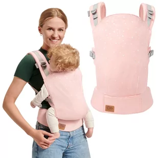Kinderkraft Nosidełko Nino Confetti Pink - Nosidełka dla dzieci - miniaturka - grafika 1