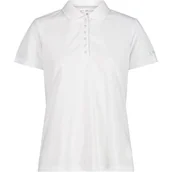 Koszulki i topy damskie - CMP Damska koszulka polo, Bianco-Grey, 46 - miniaturka - grafika 1