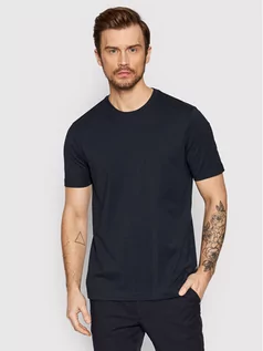 Koszulki męskie - Hugo Boss T-Shirt Thompson 02 50468972 Granatowy Regular Fit - grafika 1