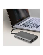 Pozostałe akcesoria sieciowe - LOGILINK  UA0383 - USB 3.2 (GEN 1) STACJA DOKUJĄCA Z 10 PORTAMI I PD (POWER DELIVERY) 100 W, 1X USB-C (PD) / 3X USB 3.0 / 1X HDMI / 1X VGA / 1X RJ45 / - miniaturka - grafika 1