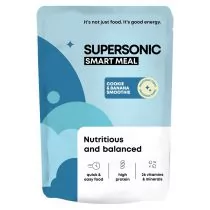 Supersonic Pełnowartościowy posiłek o smaku ciasteczkowo - bananowego smoothie 100 g - Soki i napoje niegazowane - miniaturka - grafika 1