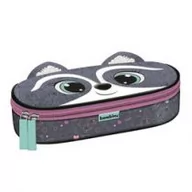 Piórniki - St. Majewski Piórnik saszetka usztywniona z wewnętrzną klapką Racoon - miniaturka - grafika 1