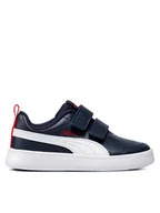 Buty dla chłopców - Puma Sneakersy Courtflex V2 V Ps 371543 01 Granatowy - miniaturka - grafika 1