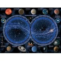Ravensburger RAVEN. 1500 EL. NIEBIAŃSKA MAPA PUZZLE PR-163731 - Puzzle - miniaturka - grafika 1