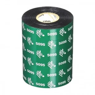Taśma termotransferowa Zebra 110mm x 450m 1" żywiczna (05095BK11045) black - Taśmy do drukarek barwiące - miniaturka - grafika 1
