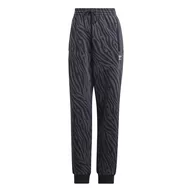 Dresy damskie - Spodnie dresowe damskie adidas AOP ANIMAL ZEBRA czarne II0908-S - miniaturka - grafika 1