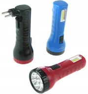 Latarki - LATARKA Akumulatorowa Ładowana Lampka 7LED + COB LED 2256 - miniaturka - grafika 1