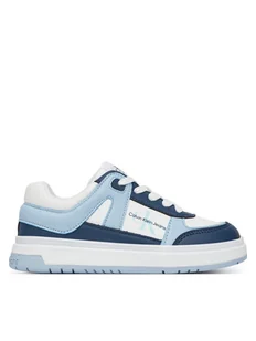 Calvin Klein Jeans Sneakersy Low Cut Lace-Up Sneaker V3X9-82091-1355 M Niebieski - Buty dla chłopców - miniaturka - grafika 1