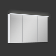 Szafki łazienkowe - ELITA 100 3D WHITE SZAFKA WISZĄCA Z LUSTREM I PANELEM LED 904609 - miniaturka - grafika 1
