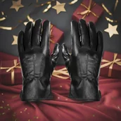 Rękawiczki - Rękawice Skórzane męskie ocieplane 'miś' RKW-XXL rozm.XXL - miniaturka - grafika 1