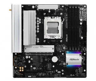 Płyta główna asrock Płyta główna A620AM PRO RS WIFI AM5 4DDR5 HDMI/DP M.2 mATX - Płyty główne - miniaturka - grafika 1