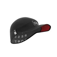 Czapki i chusty sportowe męskie - COMPRESSPORT czapka biegowa ProRacing Ultralight Cap czarna - miniaturka - grafika 1