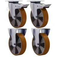 Meble modułowe i akcesoria - 23HALPU200K2 KOŁO ALUMINIUM POLIURETAN FI200 komplet 4 szt. / kolaksiaze - miniaturka - grafika 1