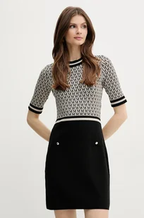 Morgan sukienka RMESTEM kolor czarny mini rozkloszowana RMESTEM - Sukienki - miniaturka - grafika 1